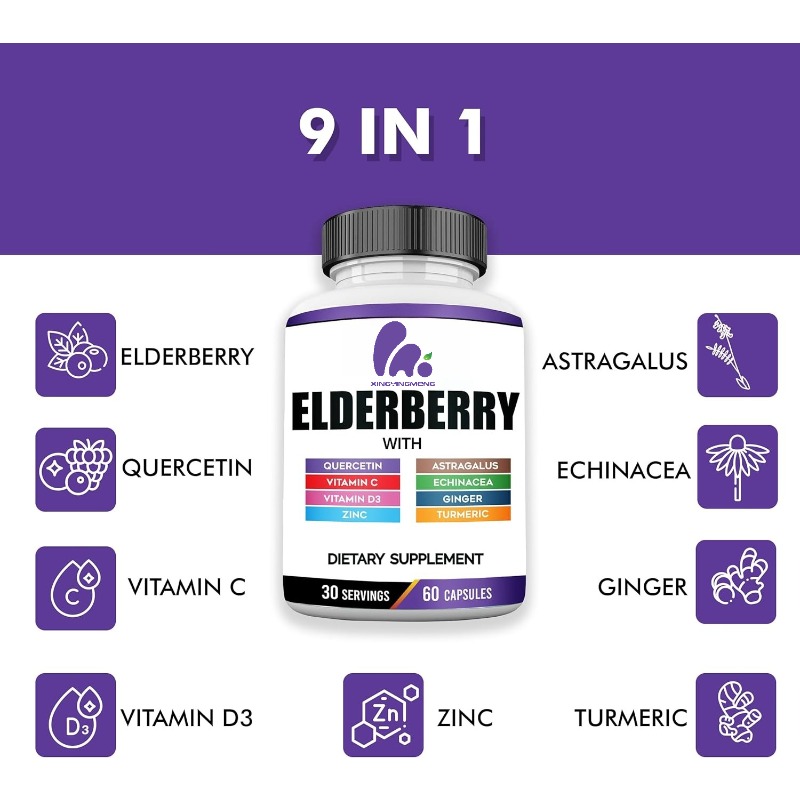 Echinacea - Capsule di Estratto di Sambuco Contenenti