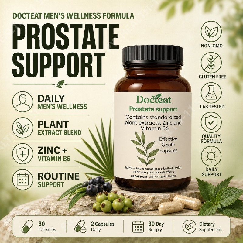 Herbal Supplement - Capsule di Saw Palmetto con Radice